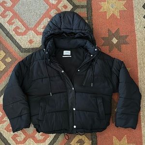 Urban Outfitters Black Puffer Jacket
